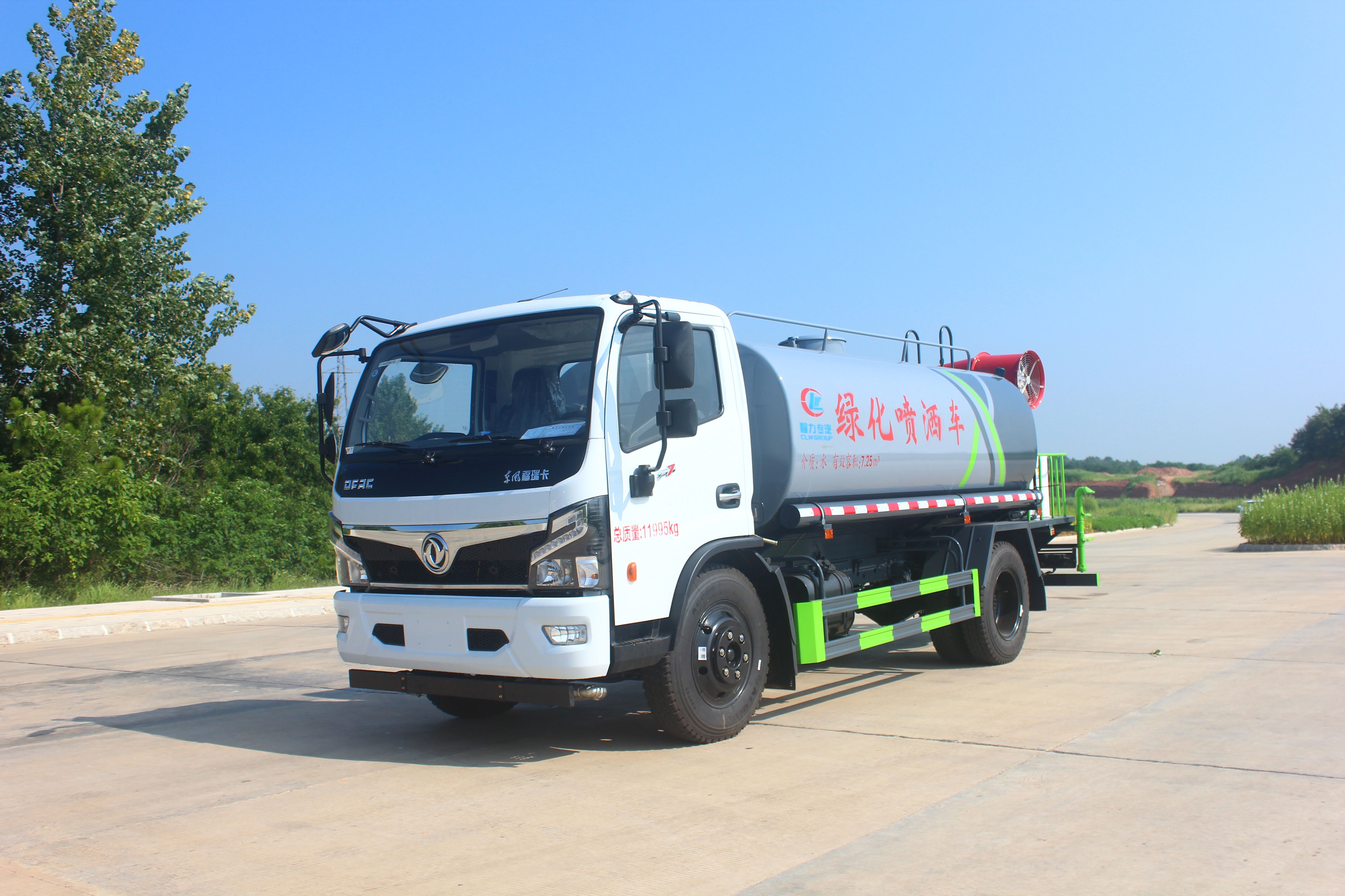 国六东风9.3方-10方大福瑞卡雾炮车