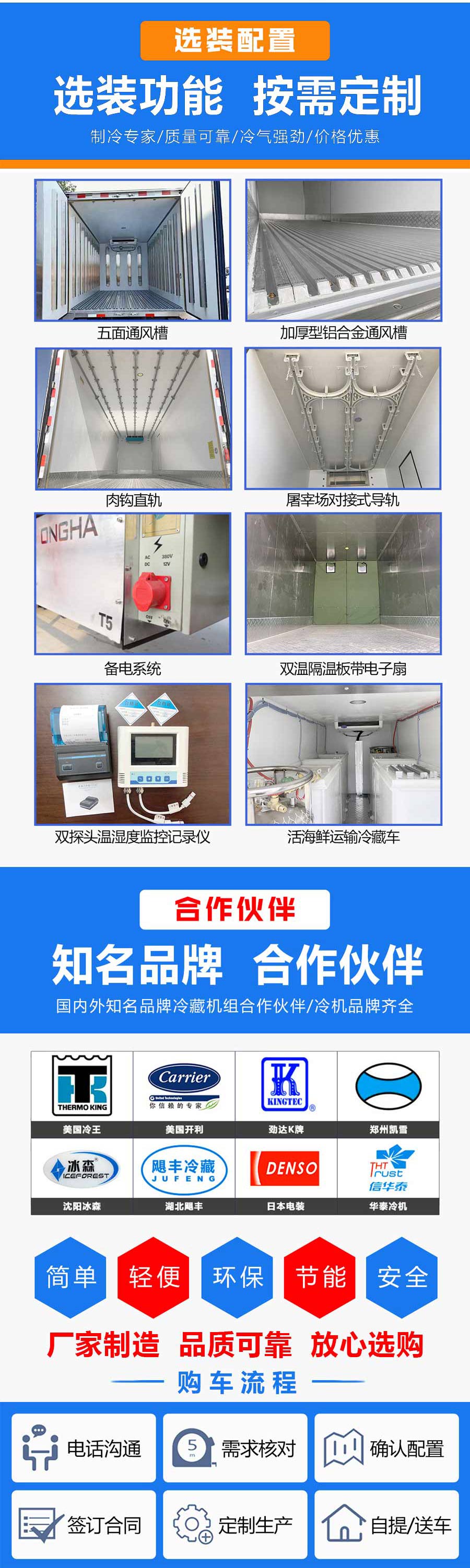 特价6.8米解放JK6冷藏车自动档